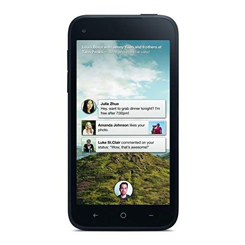 에이치티씨 HTC First 16GB Unlocked GSM Android Cell Phone - Black