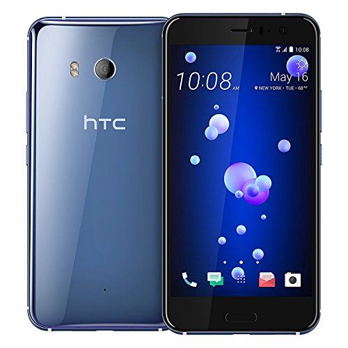 에이치티씨 HTC U11 128GB Dual SIM Model - Factory Unlocked Phone - International Version - GSM ONLY, NO Warranty in The US (Amazing Silver)