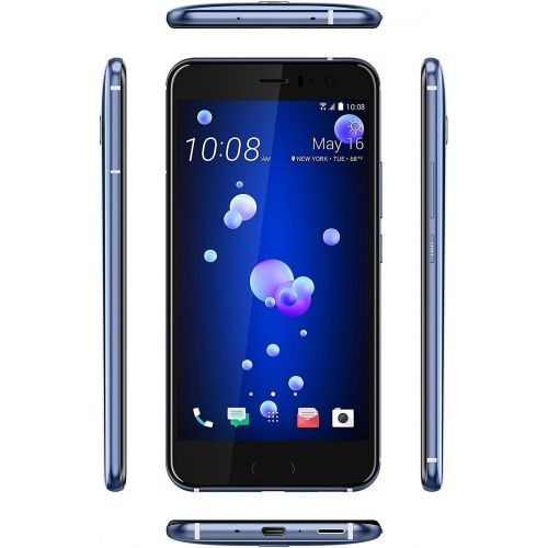 에이치티씨 HTC U11 128GB Dual SIM Model - Factory Unlocked Phone - International Version - GSM ONLY, NO Warranty in The US (Amazing Silver)