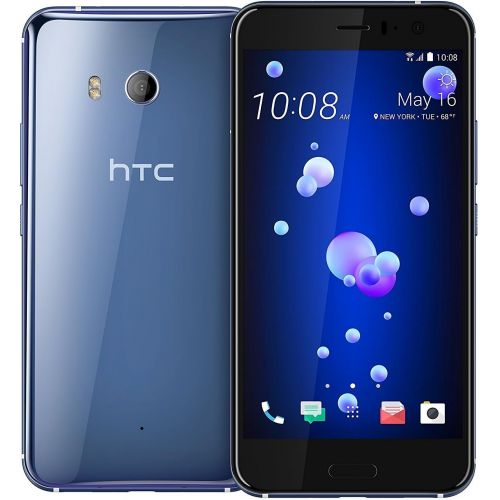 에이치티씨 HTC U11 128GB Dual SIM Model - Factory Unlocked Phone - International Version - GSM ONLY, NO Warranty in The US (Amazing Silver)