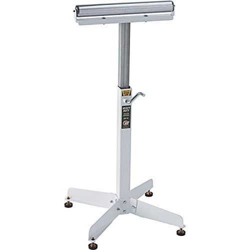 에이치티씨 HTC Heavy Duty Adjustable Pedestal Roller Material Support Stand - with 16in. Ball Bearing Roller, Model Number HSS-10