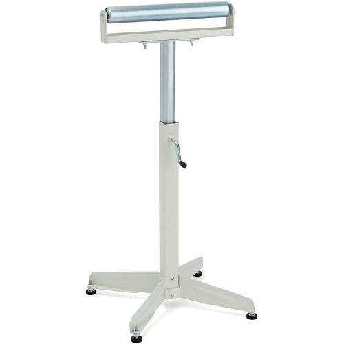 에이치티씨 Adjustable Pedestal Roller Material Support Stand HTC HSS-10, with a 16” Ball Bearing Roller