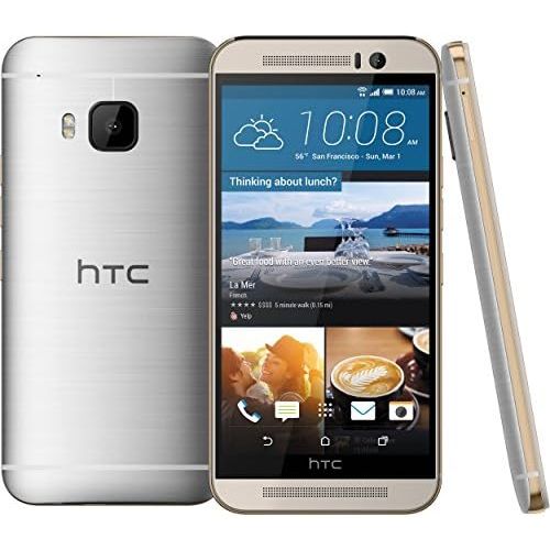 에이치티씨 HTC One M9+ Plus 32GB Gold on Silver, 5.2, GSM Unlocked International Model, No Warranty