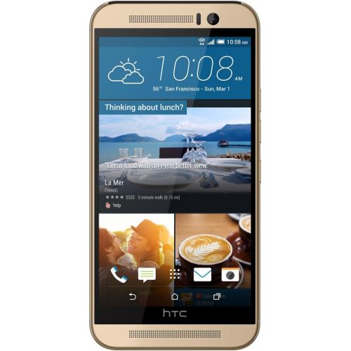 에이치티씨 HTC One M9 32GB Unlocked GSM 4G LTE Smartphone w/ 20MP Camera - Amber Gold