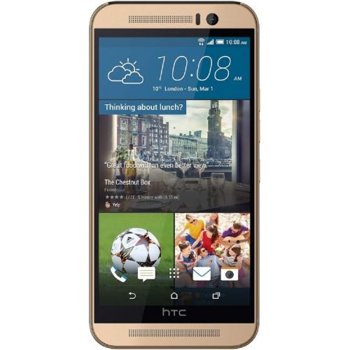 에이치티씨 HTC One M9 32GB Unlocked GSM Android Smartphone w/ 20MP Camera - Amber Gold