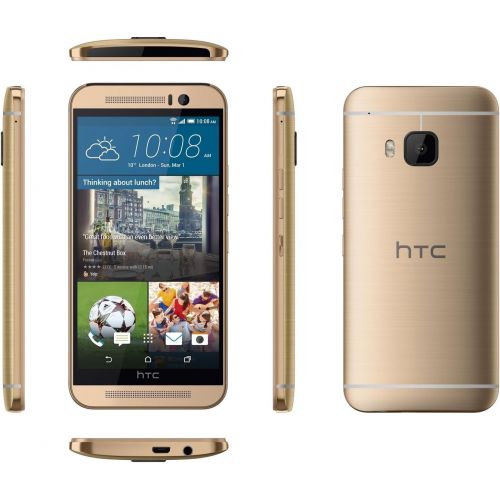 에이치티씨 HTC One M9 32GB Unlocked GSM Android Smartphone w/ 20MP Camera - Amber Gold