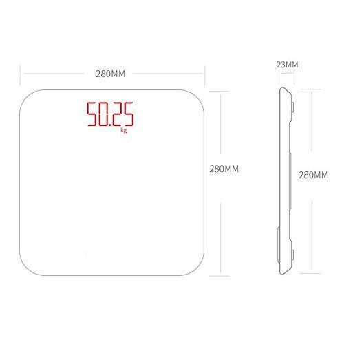  HTDZDX Electronic Scales Charging Models Electronic Weighing Household Accurate Weight Scales Small Adult Scale Female Dormitory Small Cute Human Body Weighing Device (Color : A)