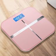 HTDZDX Electronic Scale Electronic Weight Scale Accurate Home Health Weighing Body Instrument Adult Weight Loss Scale Small Female Weighing Meter USB Charging (Color : Pink)