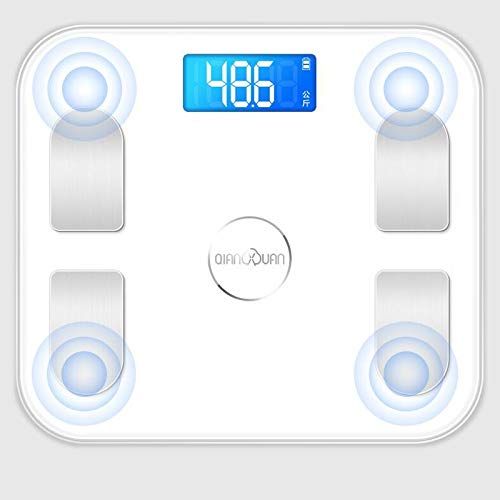  HTDZDX Electronic Scales Home Precision Electronic Weight Scale Adult Intelligent Body Fat Called Human Body Small Weight Loss Health Female Test Fat USB Charging (Color : Pink)