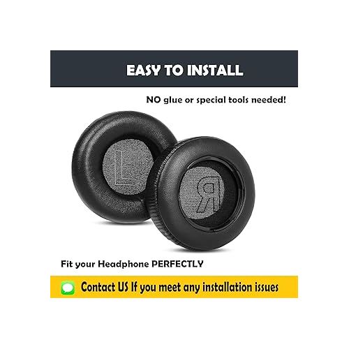  Earpads Replacement Cushion Compatible with B&O Beoplay H9 3rd Gen Headset (Not Compatible Beoplay H9) Lambskin Ear pads with Premium Sheepskin Leather&Memory Foam