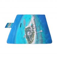 HTJZH Amazing Panorama of Sunset Picnic Mat 57（144cm） x59（150cm） Picnic Blanket Beach Mat with Waterproof for Kids Picnic Beaches and Outdoor Folded Bag