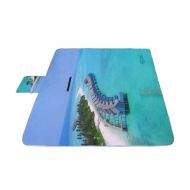 HTJZH Amazing Panorama of Sunset Picnic Mat 57（144cm） x59（150cm） Picnic Blanket Beach Mat with Waterproof for Kids Picnic Beaches and Outdoor Folded Bag