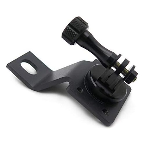  HTTMT- Motorcycle Rearview Mirror Camera Mount Bracket Holder Compatible With GoPro Hero 7/6/5/4 In Black 8 Colors Available [P/N: GZSP-SP-015]