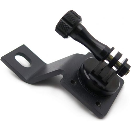  HTTMT- Motorcycle Rearview Mirror Camera Mount Bracket Holder Compatible With GoPro Hero 7/6/5/4 In Black 8 Colors Available [P/N: GZSP-SP-015]