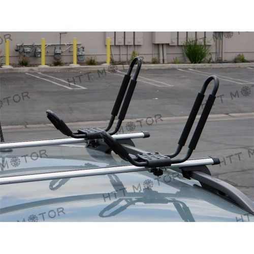  HTTMT Kayak-1(1P)- J-Bar Rack HD Kayak Carrier Canoe Boat Surf Ski Roof Top Mount Car SUV Crossbar