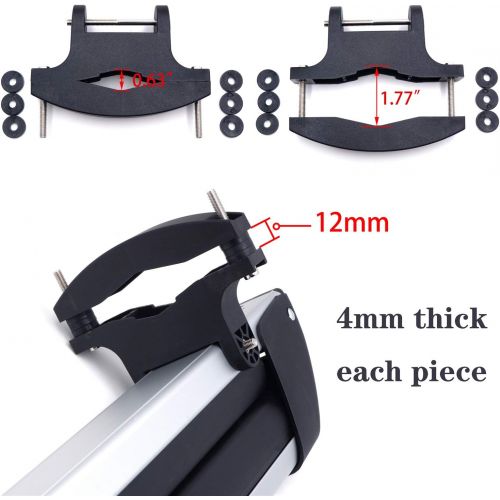  HTTMT Kayak- 32 Inches Rooftop SnowRack Plus Ski Rack Compatible with Cars Fits 6 Pairs Skis or Fits 4 Snowboard [P/N: US-Kayak-SKI-BK]