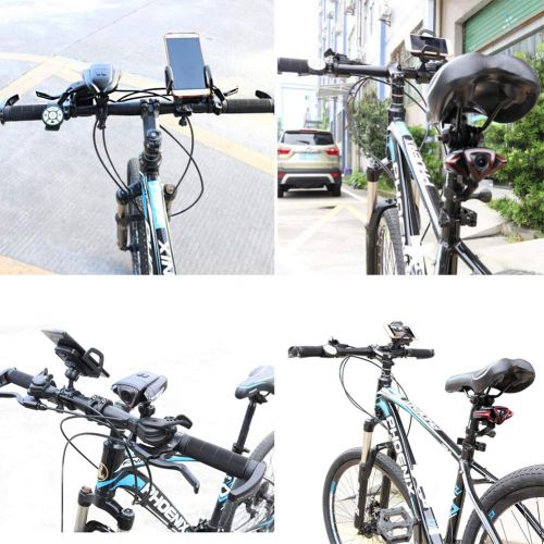  HUANGLP Bike Logger, 1080P Fahrradkamera 160 ° Super-Weitwinkel mit Fernbedienung Richtungsweisende Wasserdichte Bewegungskamera WiFi-Mobiltelefon