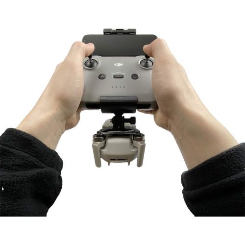  HUANRUOBAIHUO-HAT HUANRUOBAIHUO Handheld Gimbal Stabilizer 1/4 Screw Holder Bracket Remote Control Mount for DJI Mavic Mini 2 Accessorie Quadcopters Accessories (Color : Black)