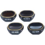 HUANRUOBAIHUO-HAT HUANRUOBAIHUO Gimbal Camera Lens Filter Combo Multi-Layer Coating Films ND4 ND8 ND16 ND32 UV CPL Optical Glass for DJI Spark Drone (Color : 4 ND Set)