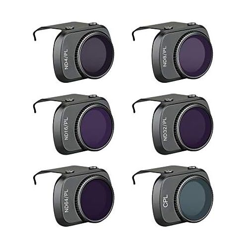  HUANRUOBAIHUO-HAT HUANRUOBAIHUO Filter CPL Polarizing Filters Adjustable ND Lens ND4 8 16 32 64 PL for DJI Mavic Mini Drone Camera Accessories (Color : 6 Piece Set)