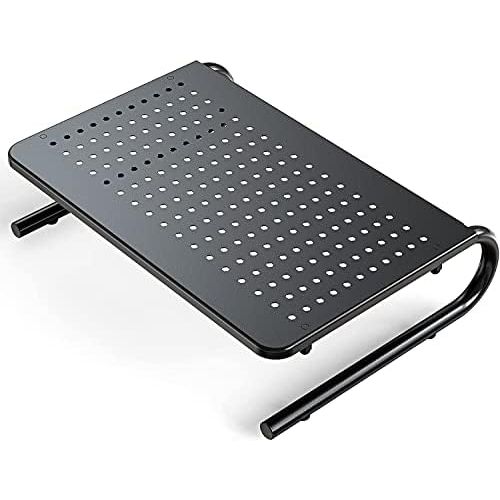  [아마존베스트]HUANUO Monitor stand with ventilated metal platform for monitor, laptop, printer holds up to 20 kg.