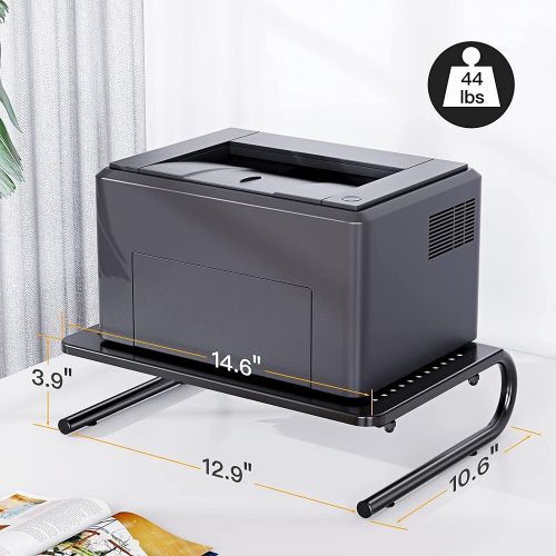  [아마존베스트]HUANUO Monitor stand with ventilated metal platform for monitor, laptop, printer holds up to 20 kg.