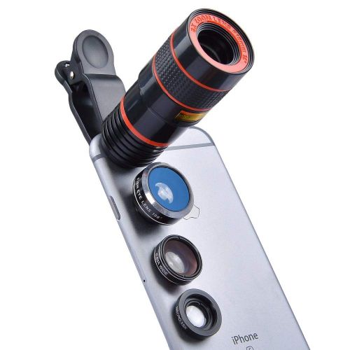  HUAXING 8X Zoom Telescope Lens Telephoto Smartphone Camera Lens with Tripod for xiaomi iPhone Samsung HTC Huawei Mobile Phone