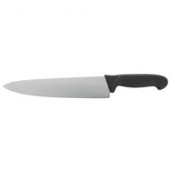 Hubert HUBERT Chefs Knife with Black Plastic Handle Stainless Steel- 10 L Blade