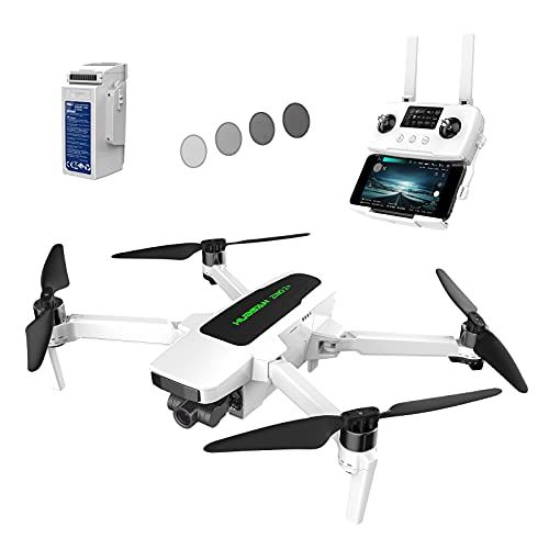  Hubsan ZINO 2 Plus Drone with 4k camera for Adults,Portable GPS Drone for Beginner with 33mins Flight Time,Transmission 9 Km,3-axis Detachable Gimbal,Low Power Failsafe Mode, Hover