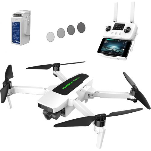  Hubsan ZINO 2 Plus Drone with 4k camera for Adults,Portable GPS Drone for Beginner with 33mins Flight Time,Transmission 9 Km,3-axis Detachable Gimbal,Low Power Failsafe Mode, Hover