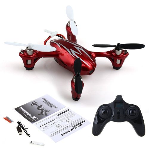  HUBSAN Hubsan X4 H107C HD 2MP Camera 2.4G 4CH 6 Axis Gyro RC Quadcopter RedWhite