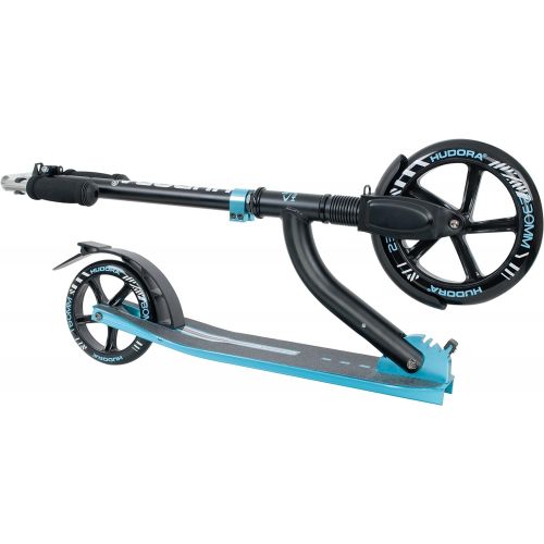  HUDORA Big Wheel Bold Cushion Tret-Roller mit Stossdampfung, gruen / schwarz, 14242