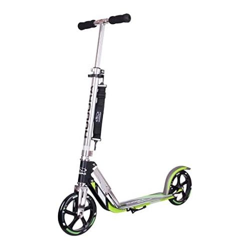  HUDORA 14695 Kick Scooters for Adults & Children Aged 10+, 2 Big PU Wheels 205 mm, Easily Fold & Carry