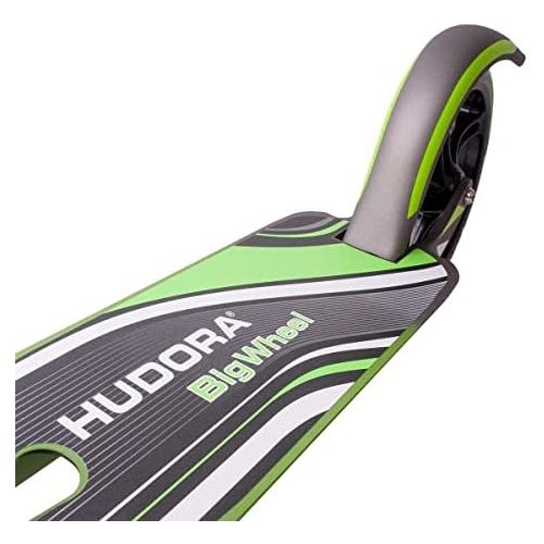  HUDORA 14695 Kick Scooters for Adults & Children Aged 10+, 2 Big PU Wheels 205 mm, Easily Fold & Carry