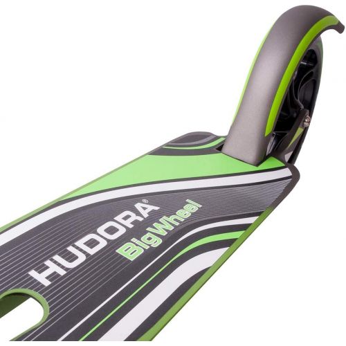  HUDORA 14695 Kick Scooters for Adults & Children Aged 10+, 2 Big PU Wheels 205 mm, Easily Fold & Carry