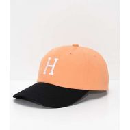 HUF Classic H Curved Peach Strapback Hat