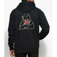 HUF Roses Triple Triangle Black Pullover Hoodie