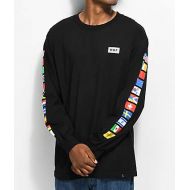 HUF Flags Black Long Sleeve T-Shirt