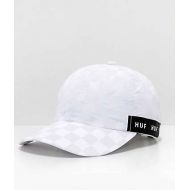 HUF Blackout White Checkered Strapback Hat