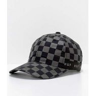 HUF Blackout Checkered Strapback Hat