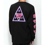 HUF Triple Triangle Rose Black Long Sleeve T-Shirt