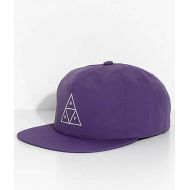 HUF Triple Triangle Purple Snapback Hat