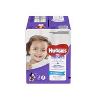 Huggies HUGGIES LITTLE MOVERS Diapers, Size 4 (22-37 lb.), 112 Ct., GIANT PACK (Packaging May Vary), Baby...