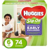 HUGGIES Huggies Little Movers Slip-On Diapers, Size 6, 74 Count