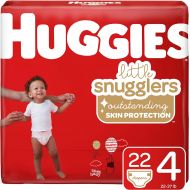 [아마존베스트]Huggies Little Snugglers Baby Diapers, Size 4 (22-37 lb.), 22 Ct, Jumbo Pack (Packaging May Vary)