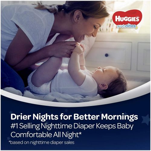 하기스 [아마존베스트]Huggies HUGGIES OverNites Diapers, Size 6, 48 ct., Overnight Diapers (Packaging May Vary)