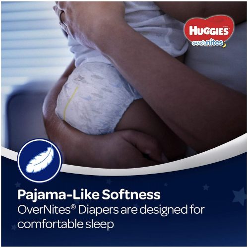 하기스 [아마존베스트]Huggies HUGGIES OverNites Diapers, Size 6, 48 ct., Overnight Diapers (Packaging May Vary)