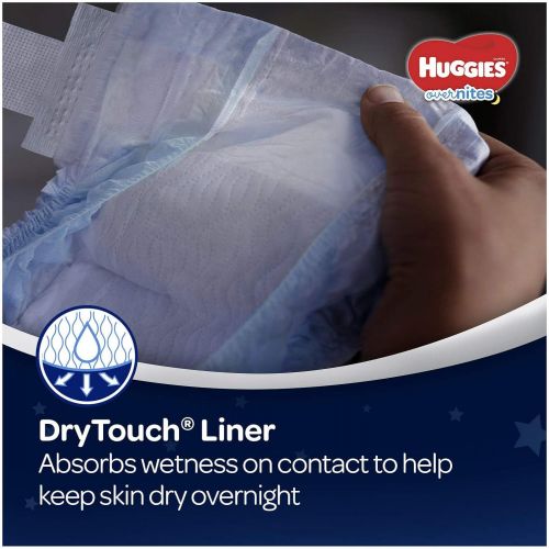 하기스 [아마존베스트]Huggies HUGGIES OverNites Diapers, Size 5, 58 ct., Overnight Diapers (Packaging May Vary)