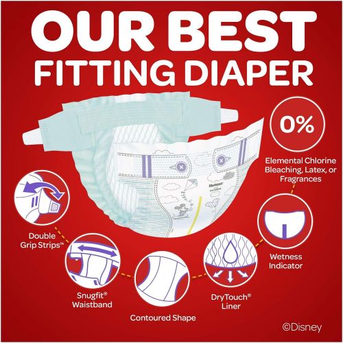 하기스 [아마존베스트]Huggies Little Movers Diapers, Size 5 (27+ lb.), 124 Ct, Economy Plus Pack (Packaging May Vary)