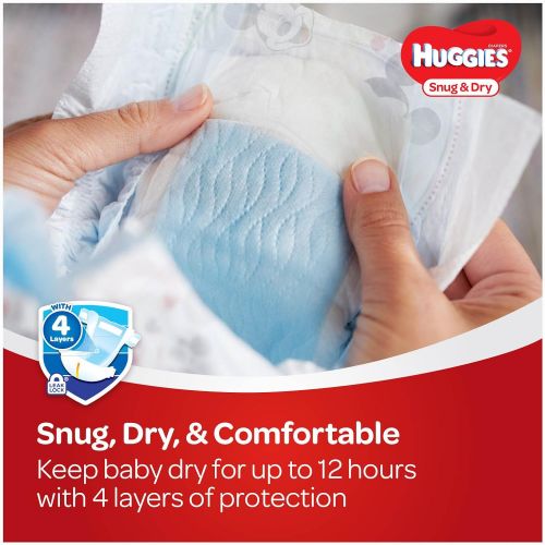 하기스 [아마존베스트]Huggies HUGGIES Snug & Dry Diapers, Size 4, 192Count (Packaging May Vary)